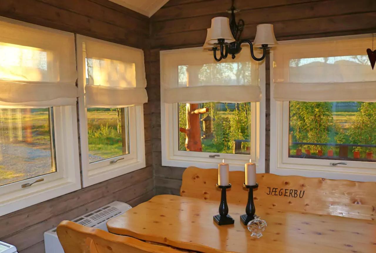 Cabin By The River Storslett Экстерьер фото